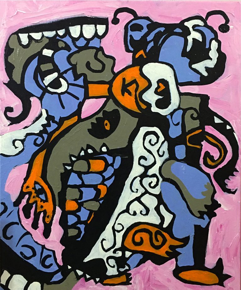 Dế Mèn-100x120cm-Acrylic-2023