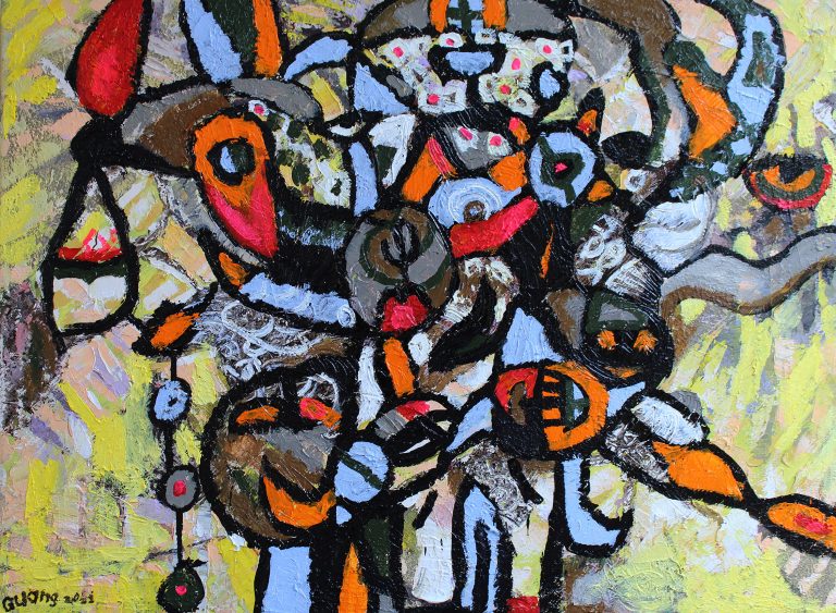 Nơi ta đến- 110x150cm- Acrylic- 2022