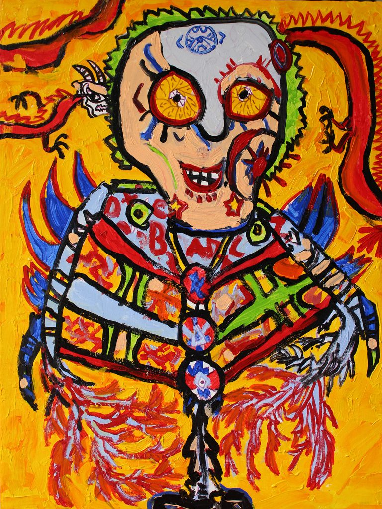 Thần đồng Việt Nam- 60x80cm-Acrylic- 2021