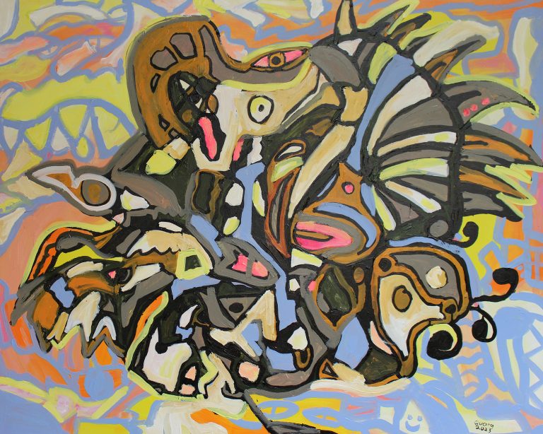 Trừu tương- 120x150cm- Acrylic- 2023