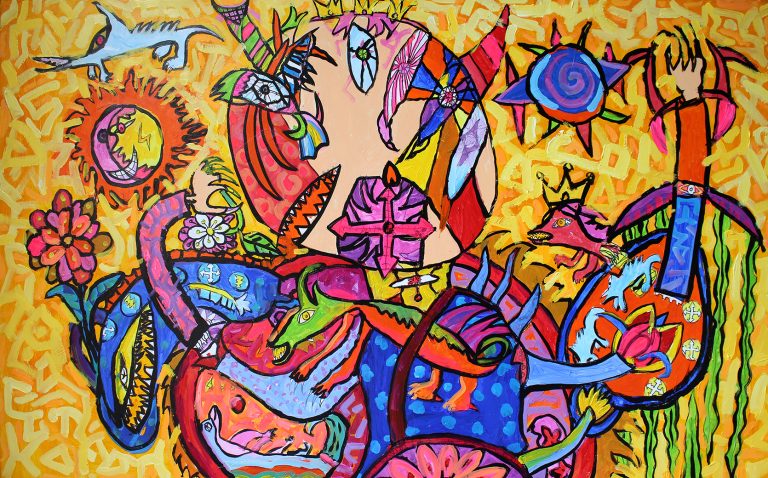 Vô đề-100x160cm- Acrylic- 2022