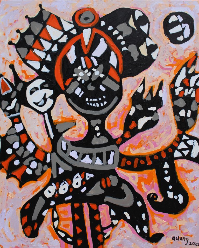 con rối- 150x120cm- Acrylic- 2022